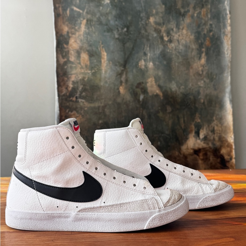 Nike Blazer 77 White High-Top Sneakers